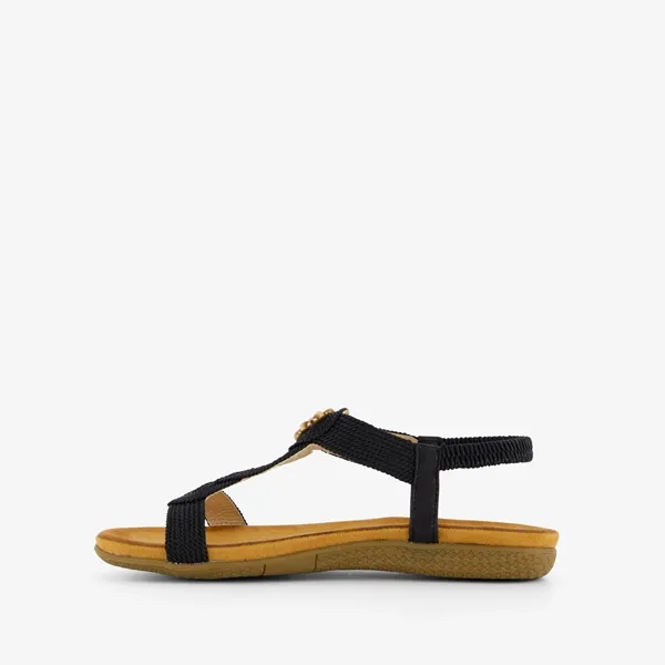 Blue Box gevlochten dames sandalen zwart