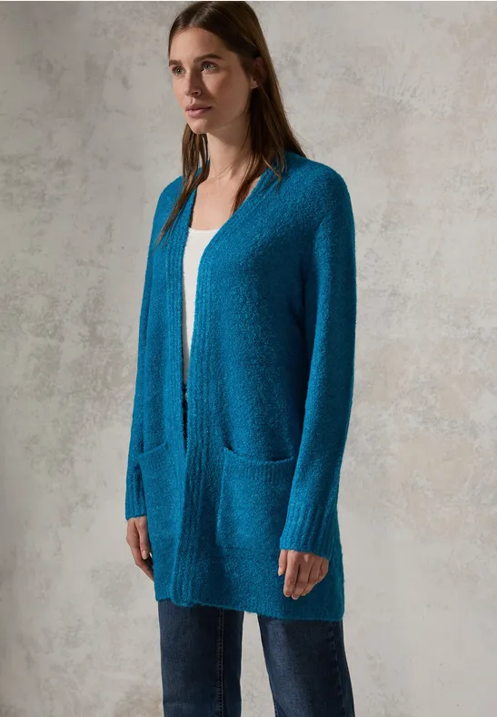 CECIL Lang bouclé vest