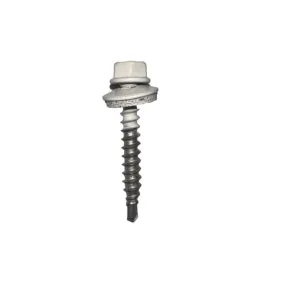 Dakpanplaatschroeven RVS 4,8 x 35 mm, ring 14 RAL 9002 (250st)