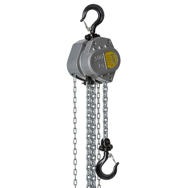 Delta Handkettingtakel Aluminium, 500 Kg × 6 Meter