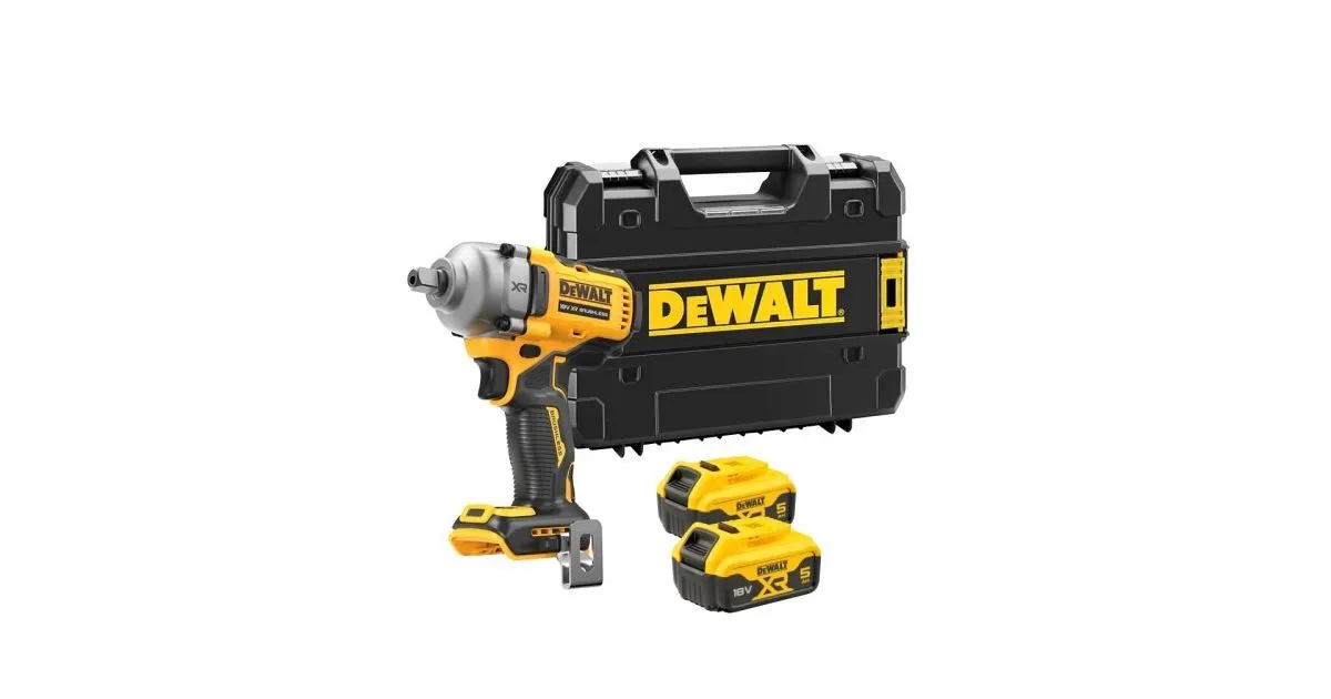 DEWALT ACCUSLAGSCHROEVENDRAAIER 18V 2X5,0AH DCF892P2T