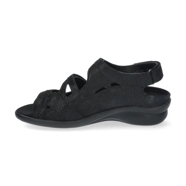 Durea 7409 wijdte K Sandalen Zwart