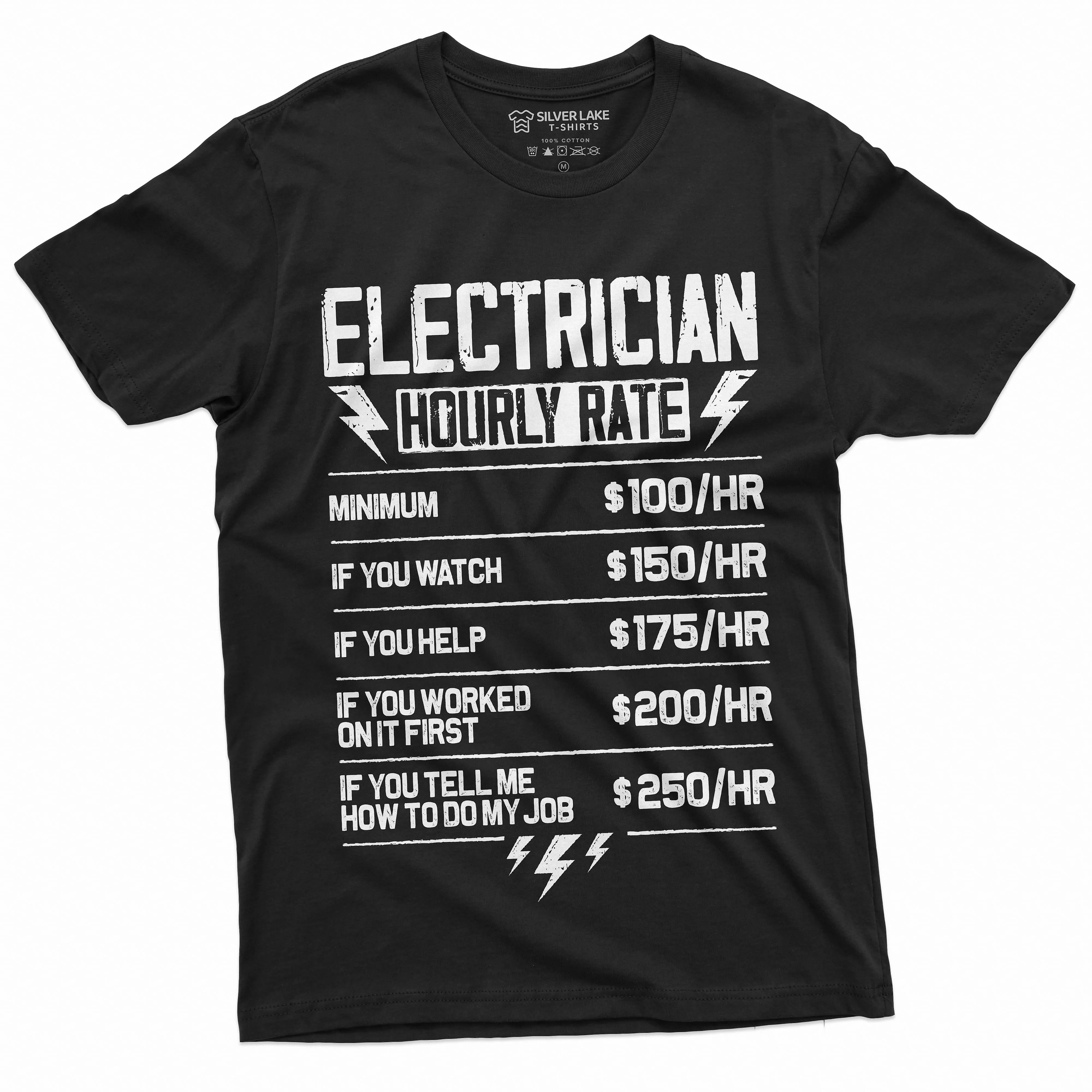 Elektricien uurtarief grappig Tee Shirt Dont Tell Me How To Do My Job Tshirt