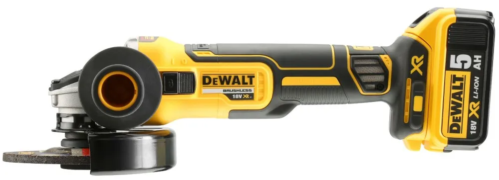 HAAKSE SLIJPER DCG405P2 18V 2x5.0Ah DEWALT