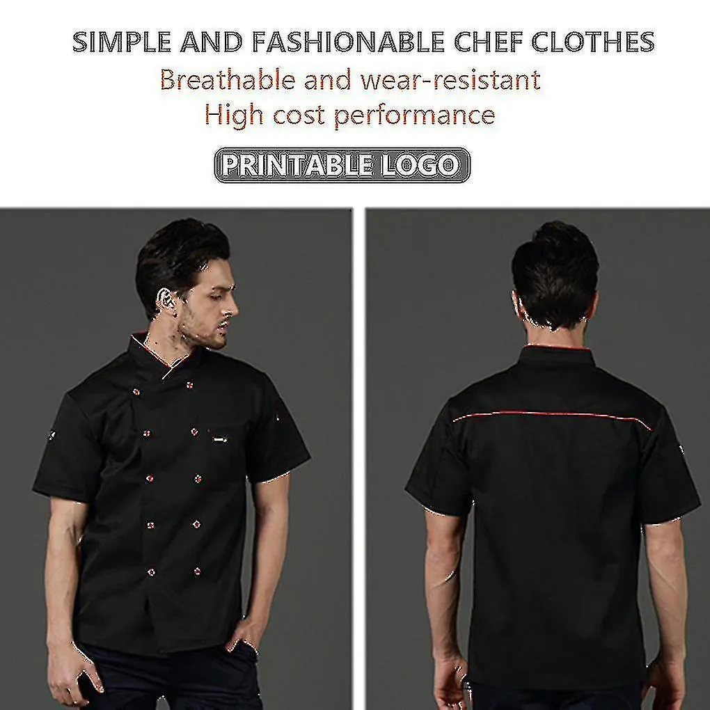 Heren Chef Button Verstelbaar Home Cotton Chef Uniform Shirt