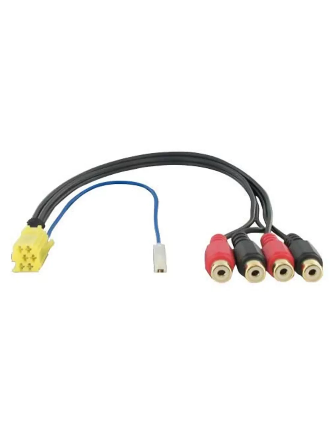 ISO mini geel 6 pins kamer C14xRCA