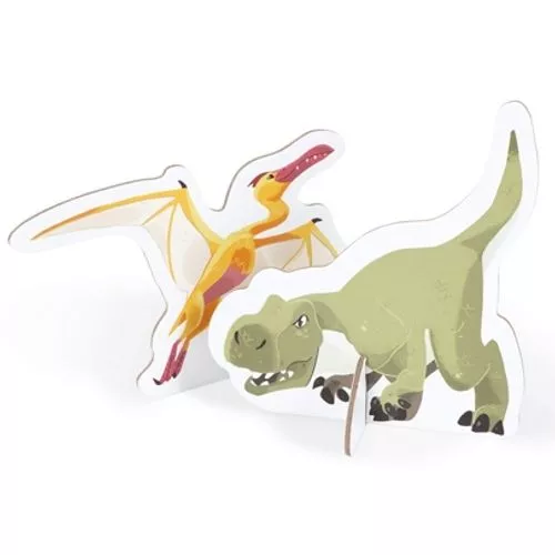 JANOD PUZZEL MET FIGUREN DINO'S  200ST