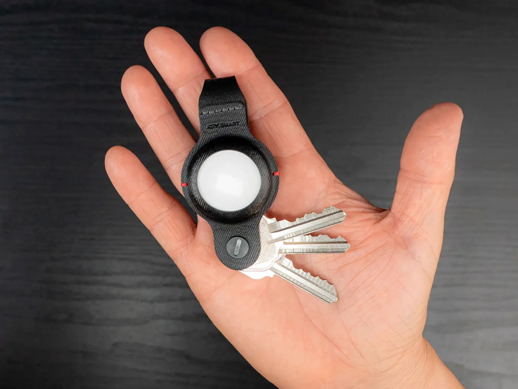 KEYSMART  AIR COMPACT KEY HOLDER  BLACK