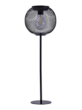 Ledsolarlamp "Geli" zwart - (H)46,5 x Ø 15,5 cm