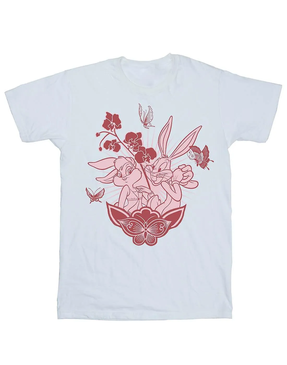 LOONEY TUNES WOMEN'S BUGS BUNNY LOLA EN BUGS BOYFRIEND FIT TSHIRT