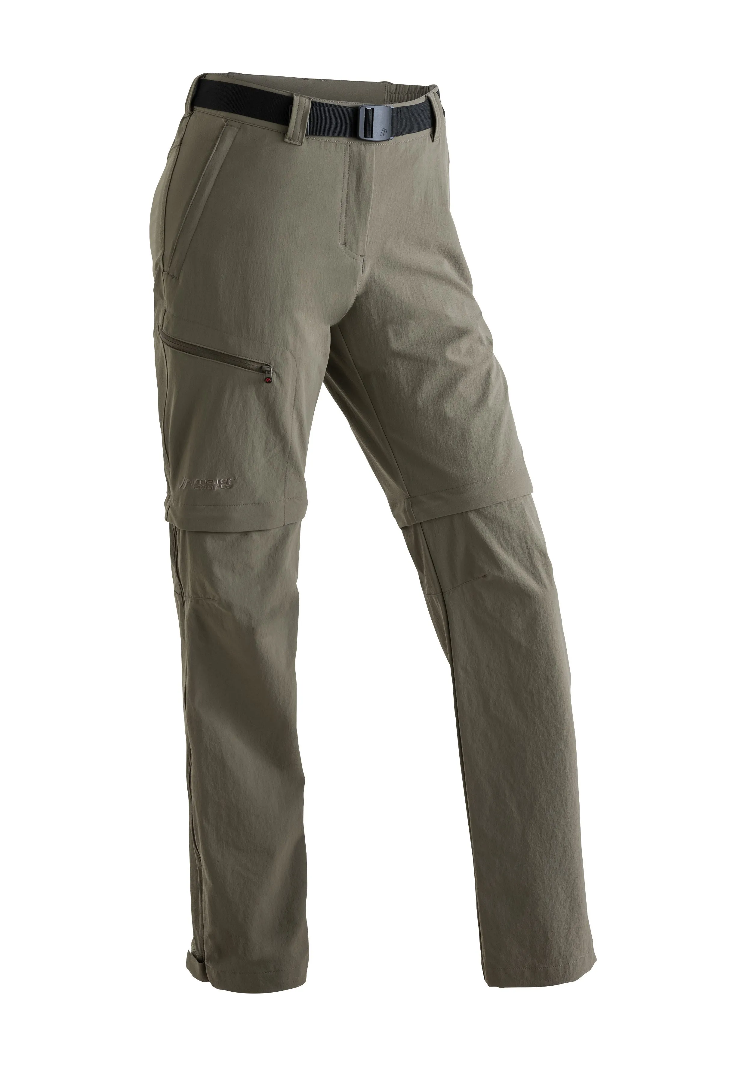 Maier Sports Functionele broek Nata Dames wandelbroek, afritsbare outdoorbroek, 3 zakken, regular fit