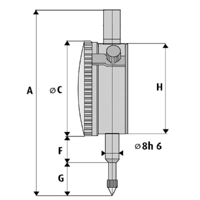Meetklok analoog DIN 878
