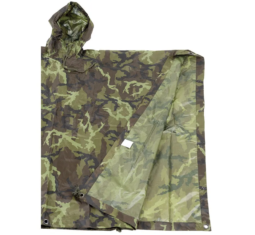 MFH  PONCHO    RIPSTOP    M 95 CZ CAMO    CA. 144 X 223 CM
