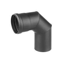 Nedco BV PK Ø80mm Bocht 90º zwart