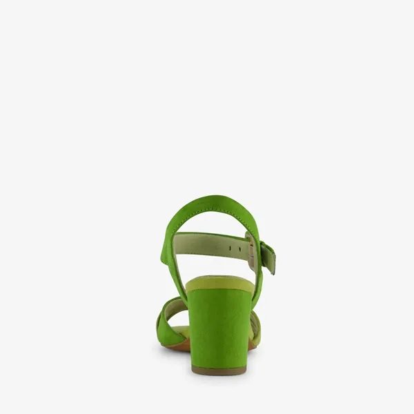 Nova dames sandalen met hak groen