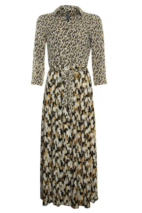 Poools maxi dress met camouflageprint