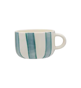 Powder Striped Cappuccino Mug