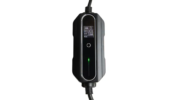 PREMIUM INSTELBARE MOBIELE LADER/LAADKABEL STOPCONTACT TYPE 2 1FASE 6A16A 1,3KW3,6KW VOOR OPEL FRONTERA