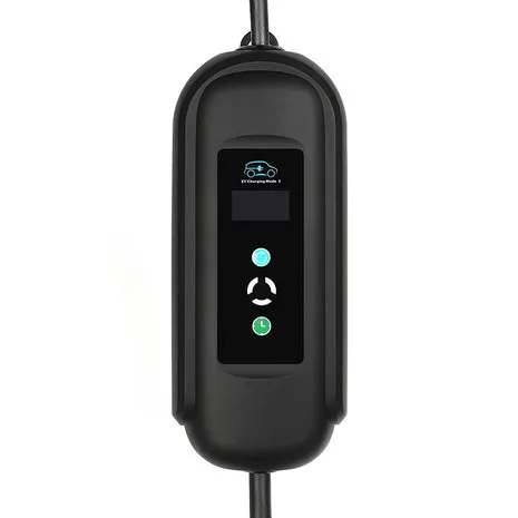 PREMIUM INSTELBARE MOBIELE LADER/LAADKABEL STOPCONTACT TYPE 2 3FASE 8A16A 5,5KW11KW VOOR TESLA MODEL S