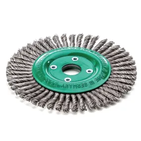 RONDE BORSTEL GAT D. 125MM DRAADDIKTE 0,5MM RVS 6MM 15.000OMW/MIN LESSMANN