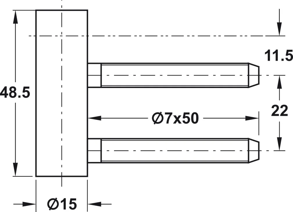 STIFTPAUMELLEKOZIJNDEEL, SIMONSWERK V 4400 WF, VOOR BINNENDEUREN MET EN ZONDER OPDEK TOT 70/80 KG