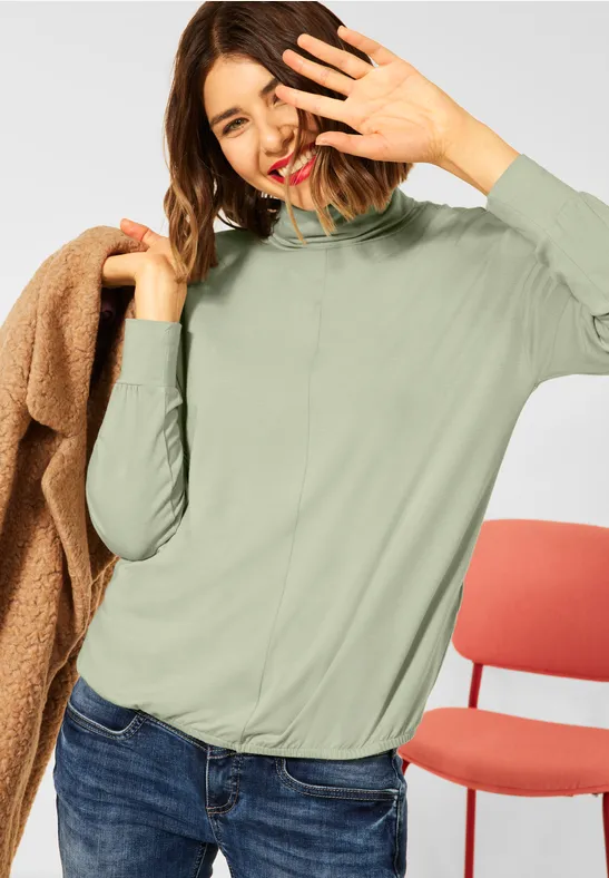 Street One Shirt met col