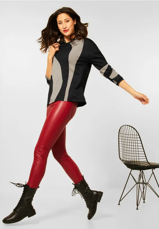 Street One Shirt met print