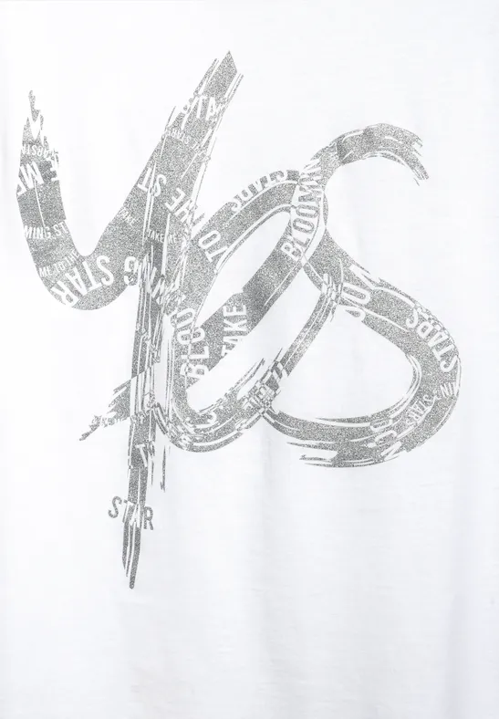 STREET ONE TSHIRT MET GLINSTERENDE PRINT