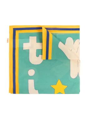 Tiny Cottons Bandana met print Groen