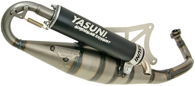 UITLAAT YASUNI R BLACK PIAGGIO ZIP 2000 2TAKT / VESPA LX 50 2TAKT / PIAGGIO FLY 2TAKT / PIAGGIO TYPHOON / GILERA RUNNER / GIL