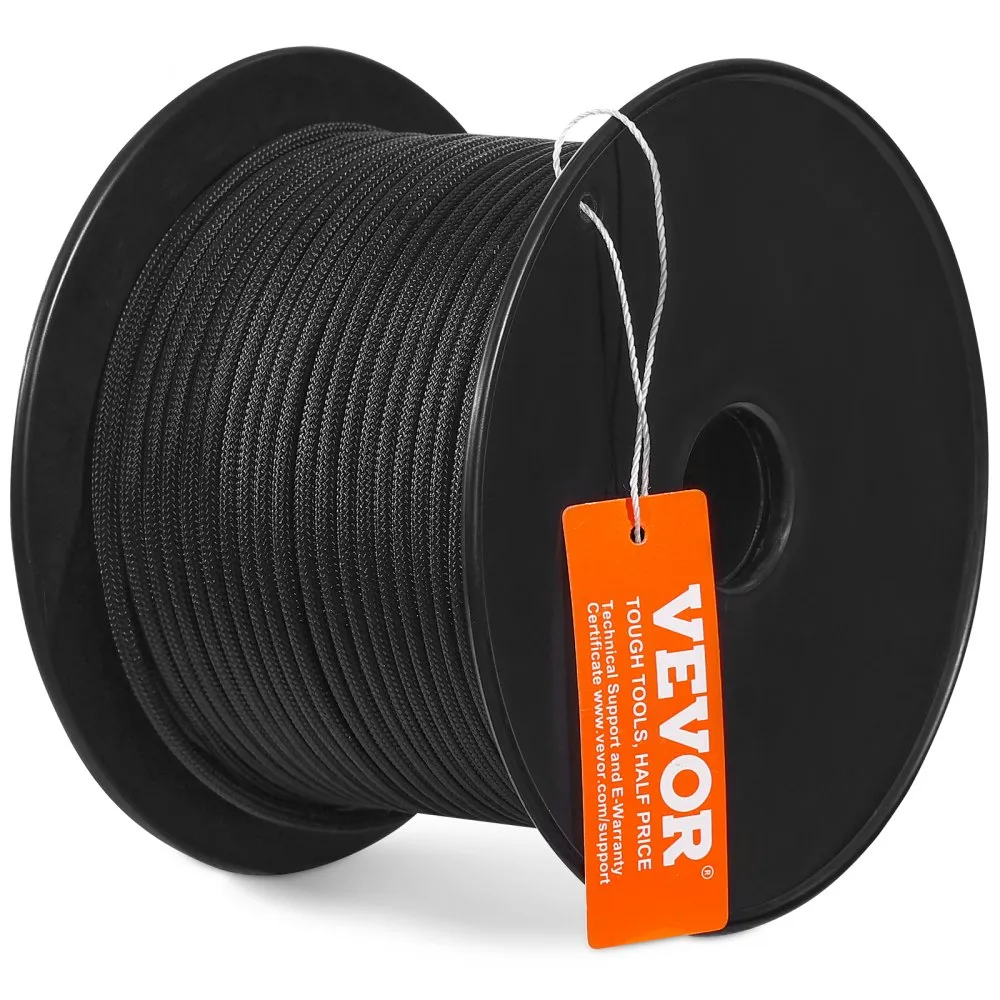 VEVOR boomklimtouw gevlochten nylon touw 3/16 inch x 250 voet