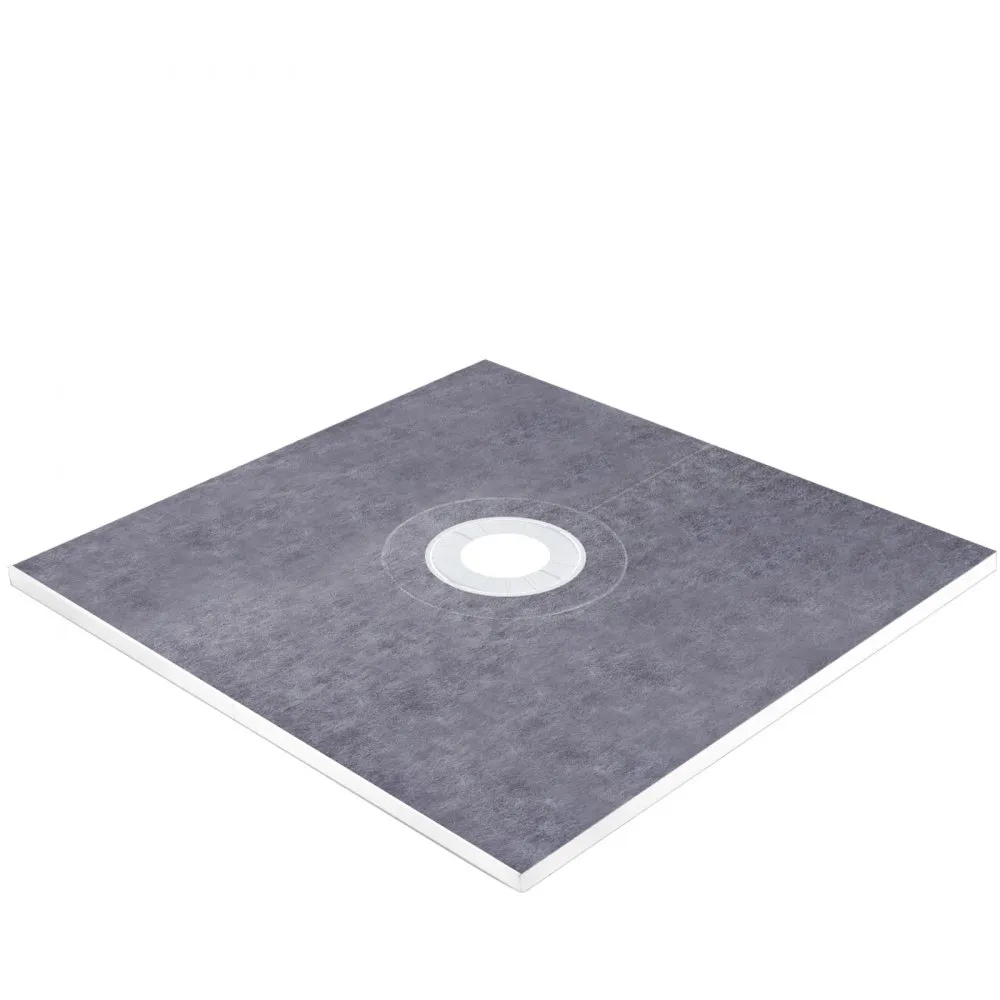 VEVOR doucheafdichtset douchebak 1219,2x1219,2mm met centrale afvoer ABS