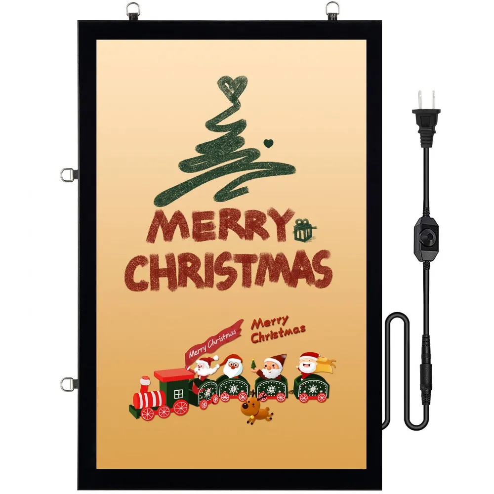 VEVOR FOTOLIJST POSTERLIJST LEDLICHTBAK 962X632 MM FILMPOSTERS ZWART