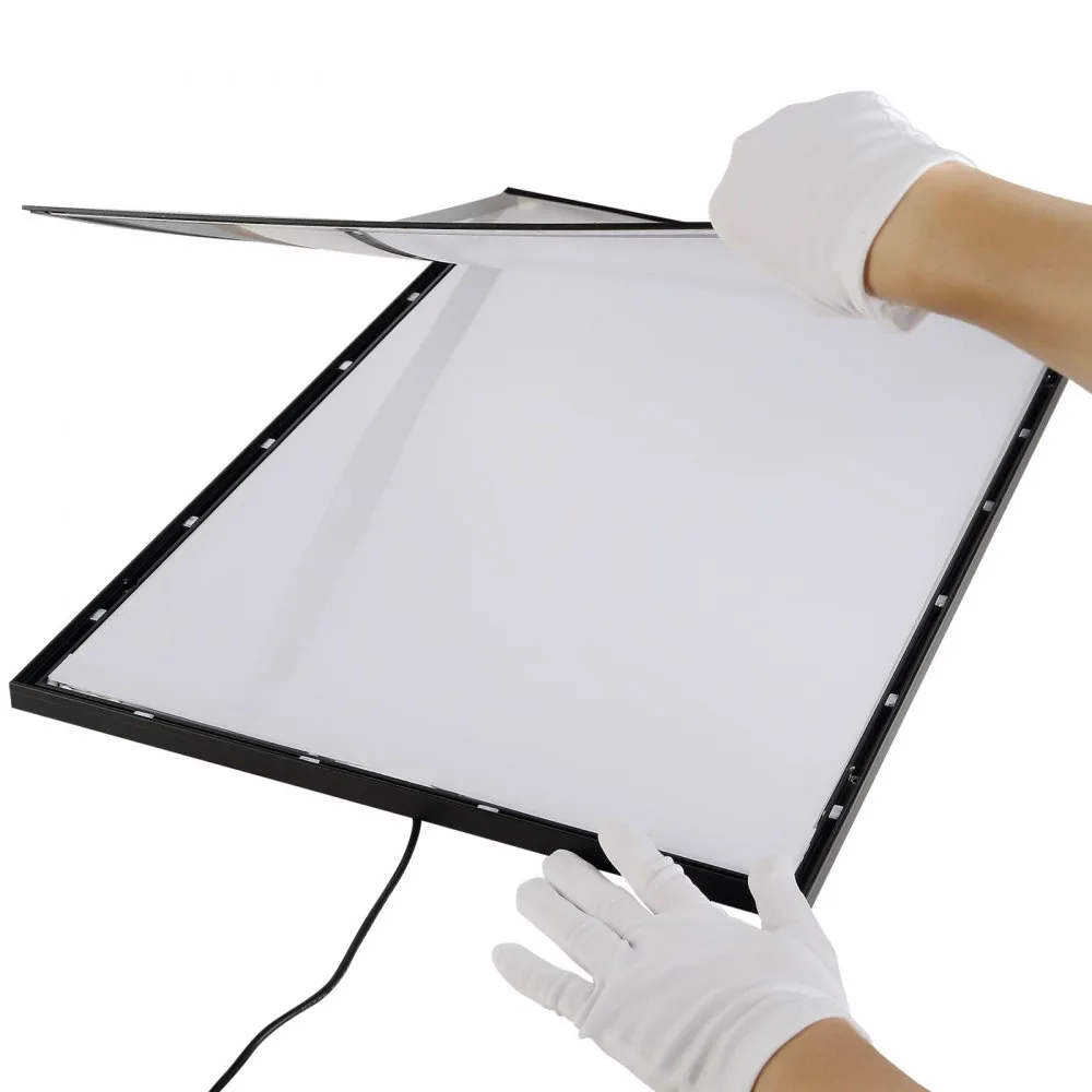 VEVOR FOTOLIJST POSTERLIJST LEDLICHTBAK 962X632 MM FILMPOSTERS ZWART