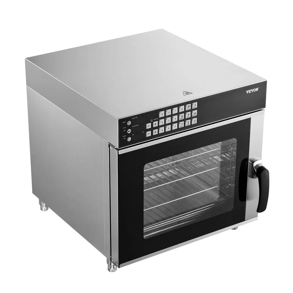 VEVOR heteluchtoven commerciële broodrooster Baker roestvrijstalen 58L oven
