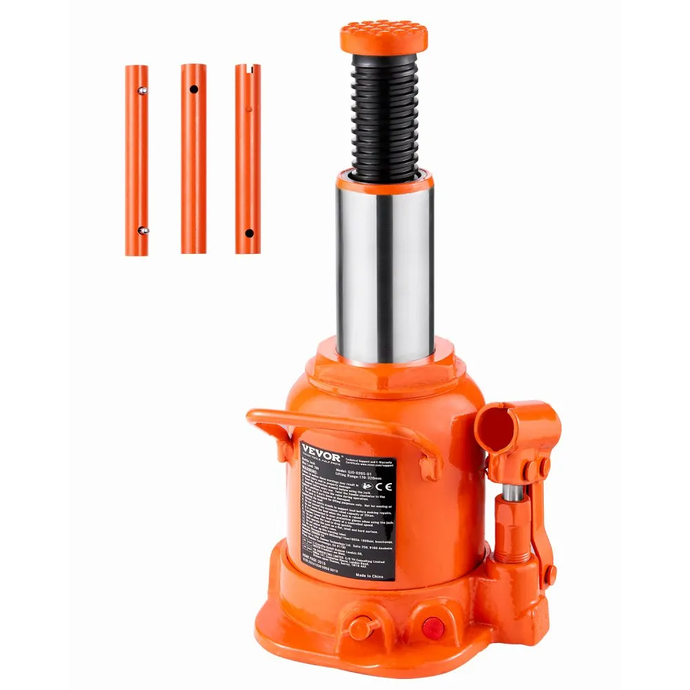 VEVOR HYDRAULISCHE KRIK 20T HANDMATIGE STEMPELKRIK WORKSHOP 1732CM