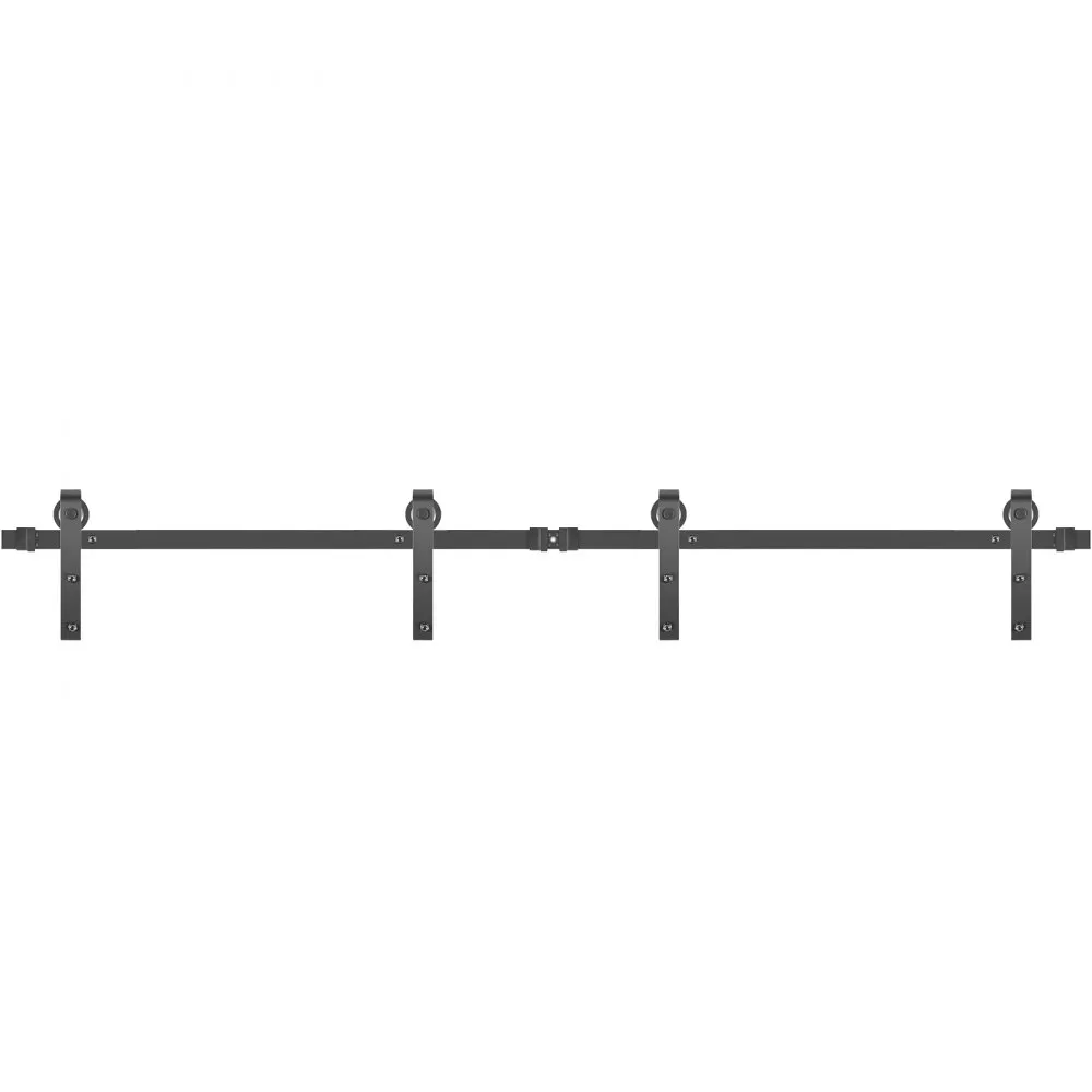 VEVOR schuifdeursysteem looprail schuifdeurbeslag koolstofstaal 150kg 305cm