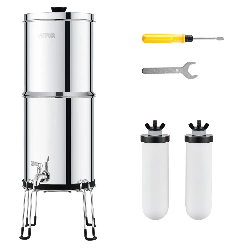VEVOR ZWAARTEKRACHT WATERFILTERSYSTEEM WATERFILTER 7,88,5L KERAMISCH FILTERMEMBRAAN